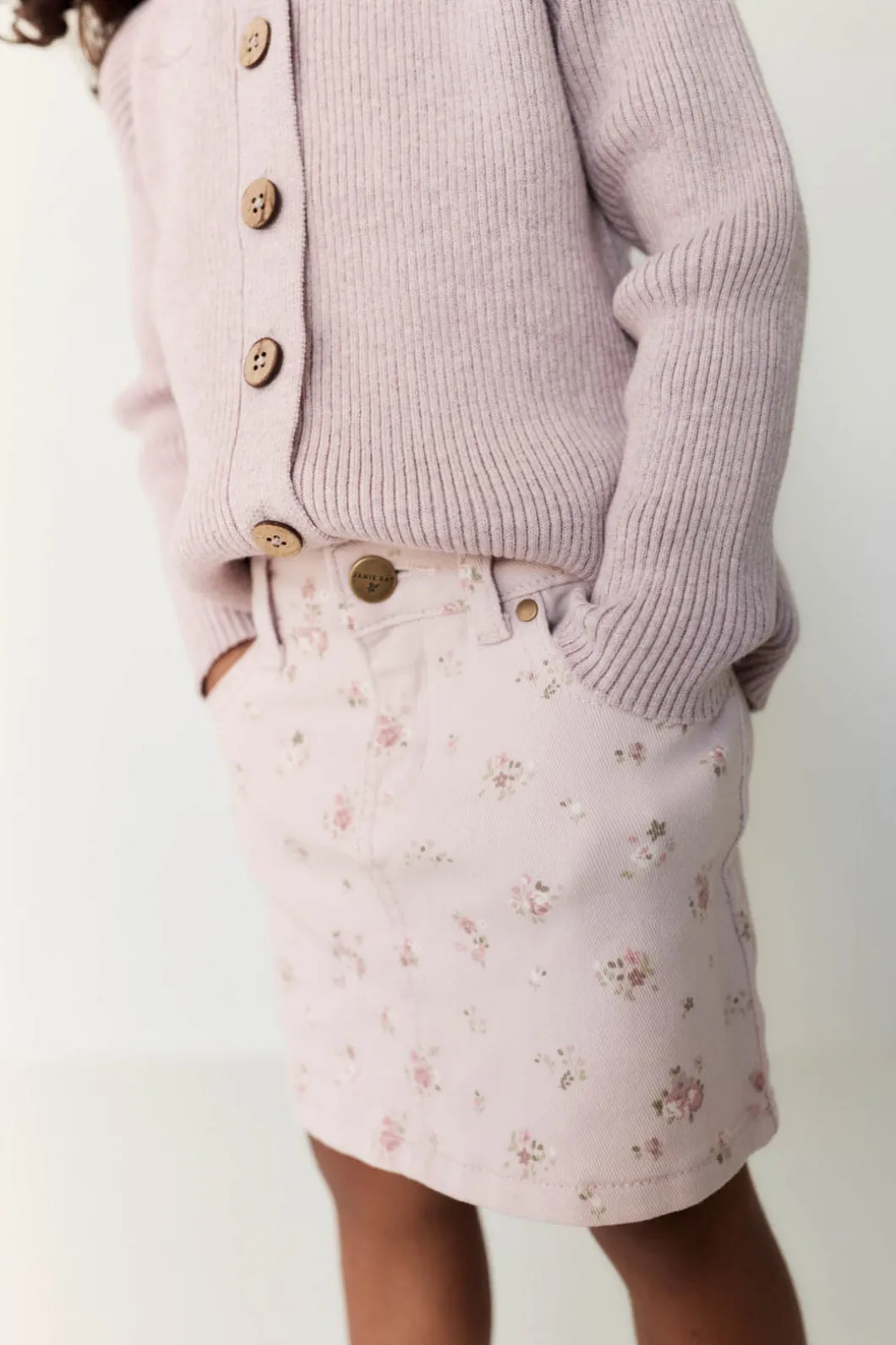 Adrienne Skirt - Petite Fleur Violet