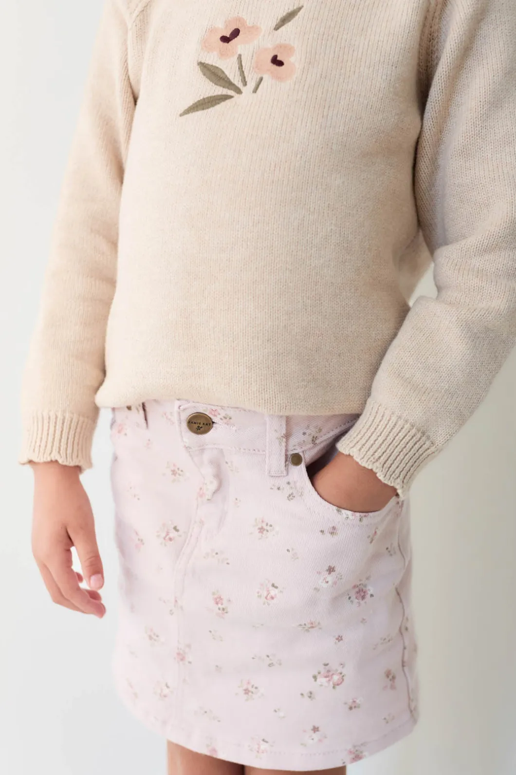Adrienne Skirt - Petite Fleur Violet