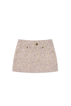 Alison Twill Skirt - Chloe Lilac