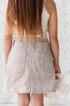 Alison Twill Skirt - Chloe Lilac