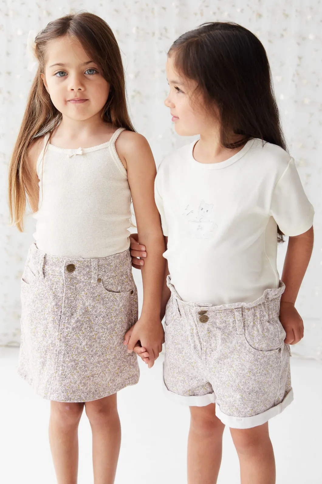 Alison Twill Skirt - Chloe Lilac