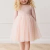 Anna Tulle Dress - Petite Heart Old Rose