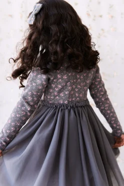 Anna Tulle Dress - Rosalie Floral Lava