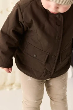 Arie Puffer Jacket - Dark Coffee