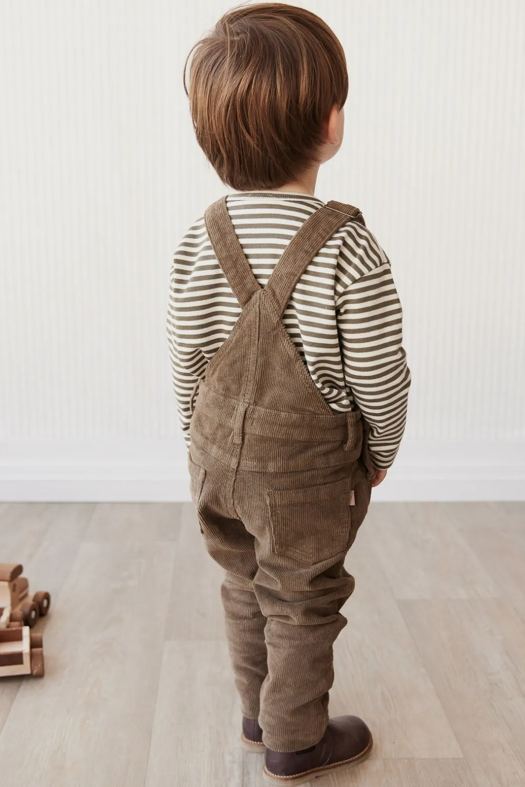 Arlo Cord Overall - Deep Olive