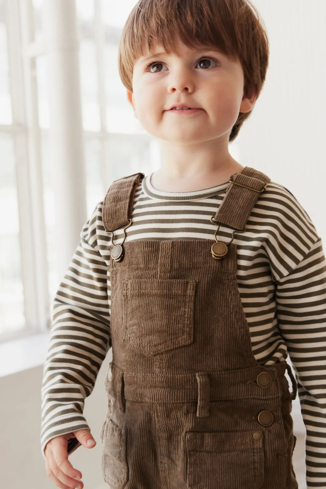 Arlo Cord Overall - Deep Olive