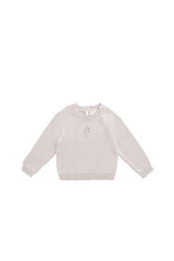 Audrey Jumper - Soft Misty Rose Larissa Knit