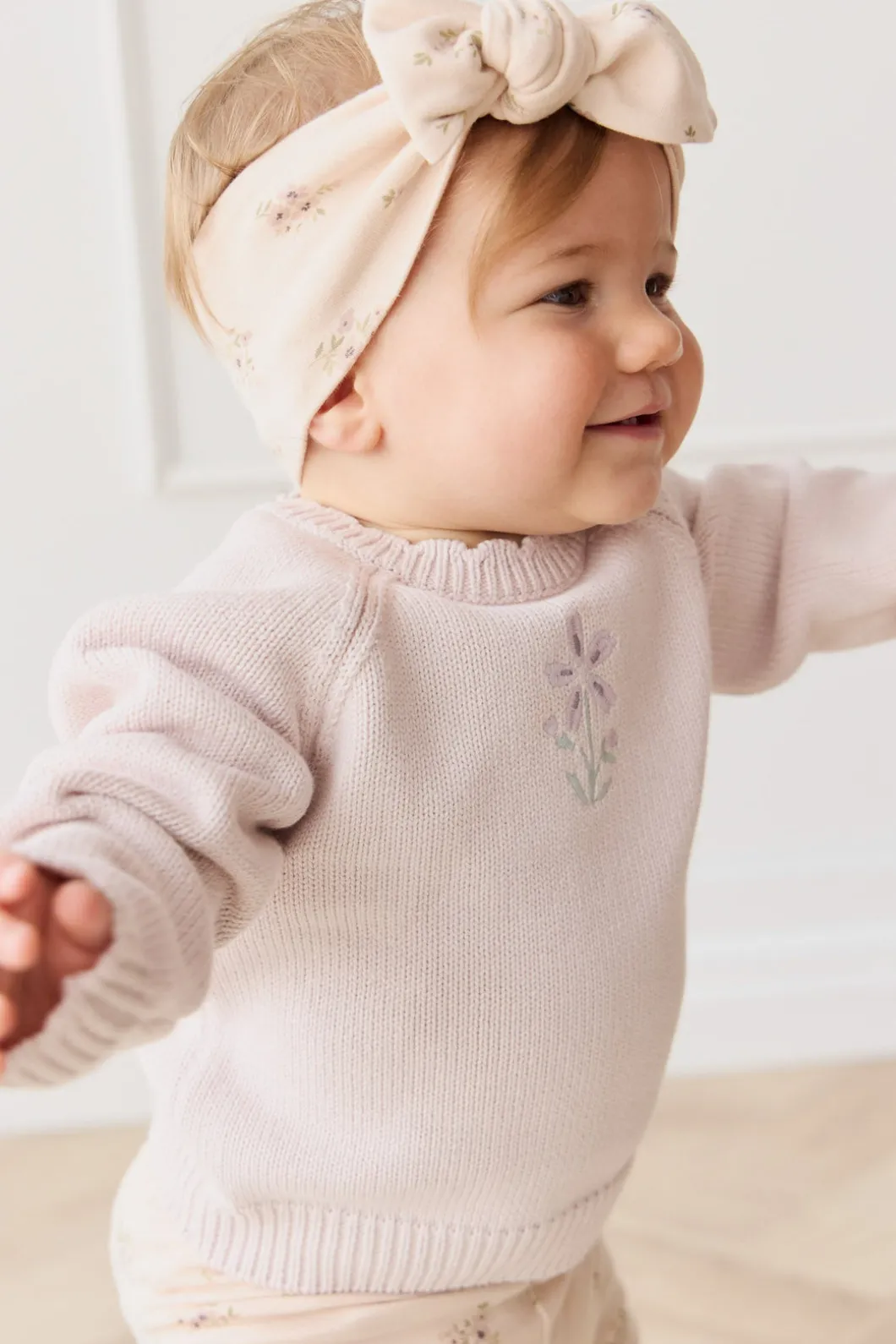 Audrey Jumper - Soft Misty Rose Larissa Knit