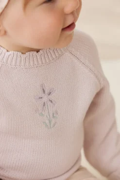 Audrey Jumper - Soft Misty Rose Larissa Knit