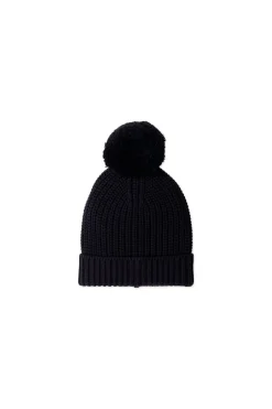 Aurelie Beanie - Black Bean