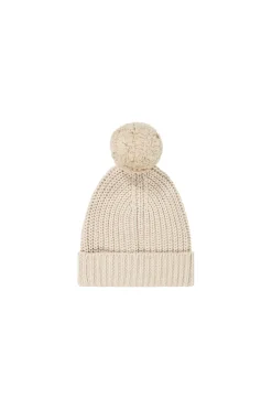 Aurelie Beanie - Oatmeal Marle