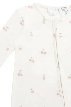 Bamboo Aspen Onepiece - Cherry Love Parchment