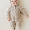 Bear Knit Onepiece - Sand Marle Fleck