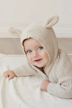 Bear Knit Onepiece - Sand Marle Fleck