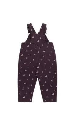 Blair Cord Overall - Cherry Love Plum Embroidery