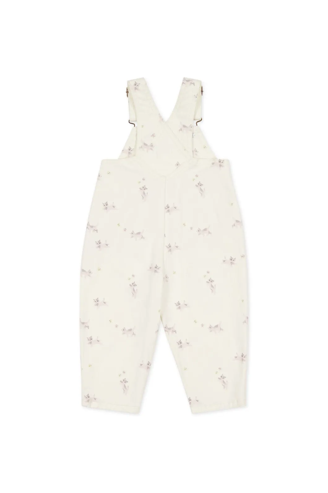 Blair Overall - Playful Kittens Whisper White Large