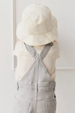 Bucket Hat - Coastal Stripe Cloud
