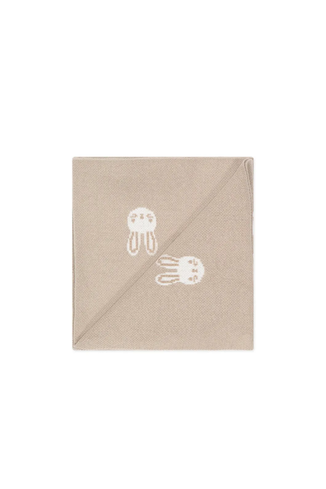 Bunny Blanket - Bunny Jacquard Fawn