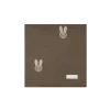 Bunny Knitted Blanket - Sepia Marle