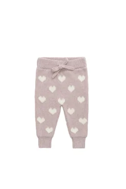 Camille Pant - Heart Jacquard Ballerina Marle