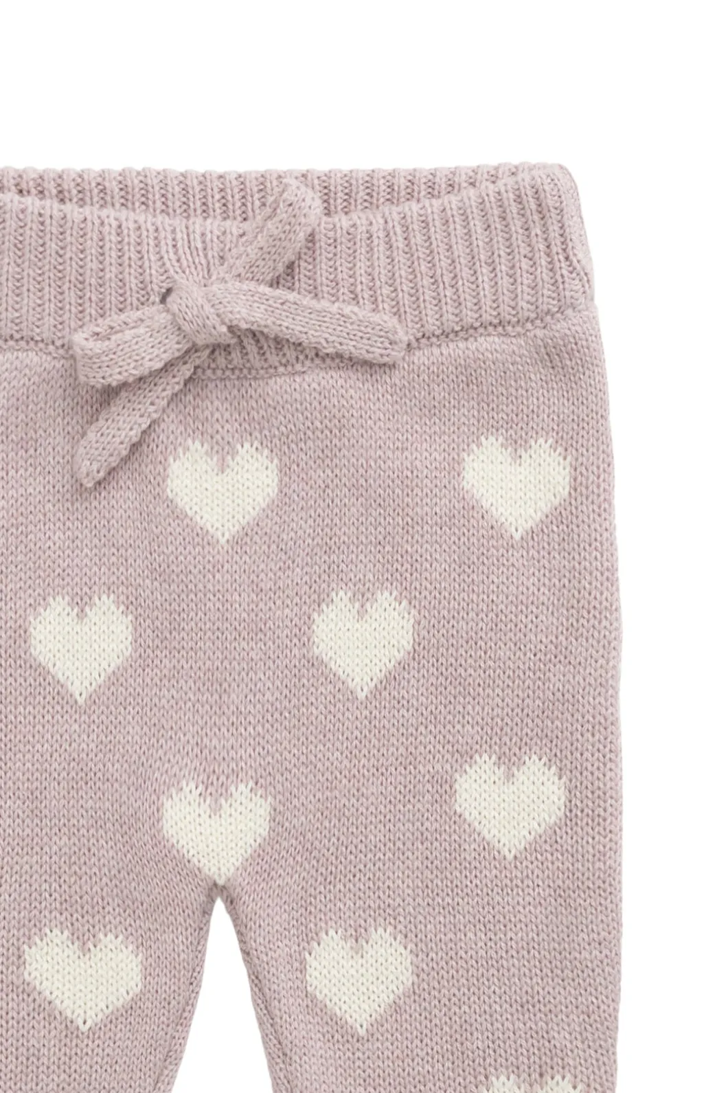 Camille Pant - Heart Jacquard Ballerina Marle