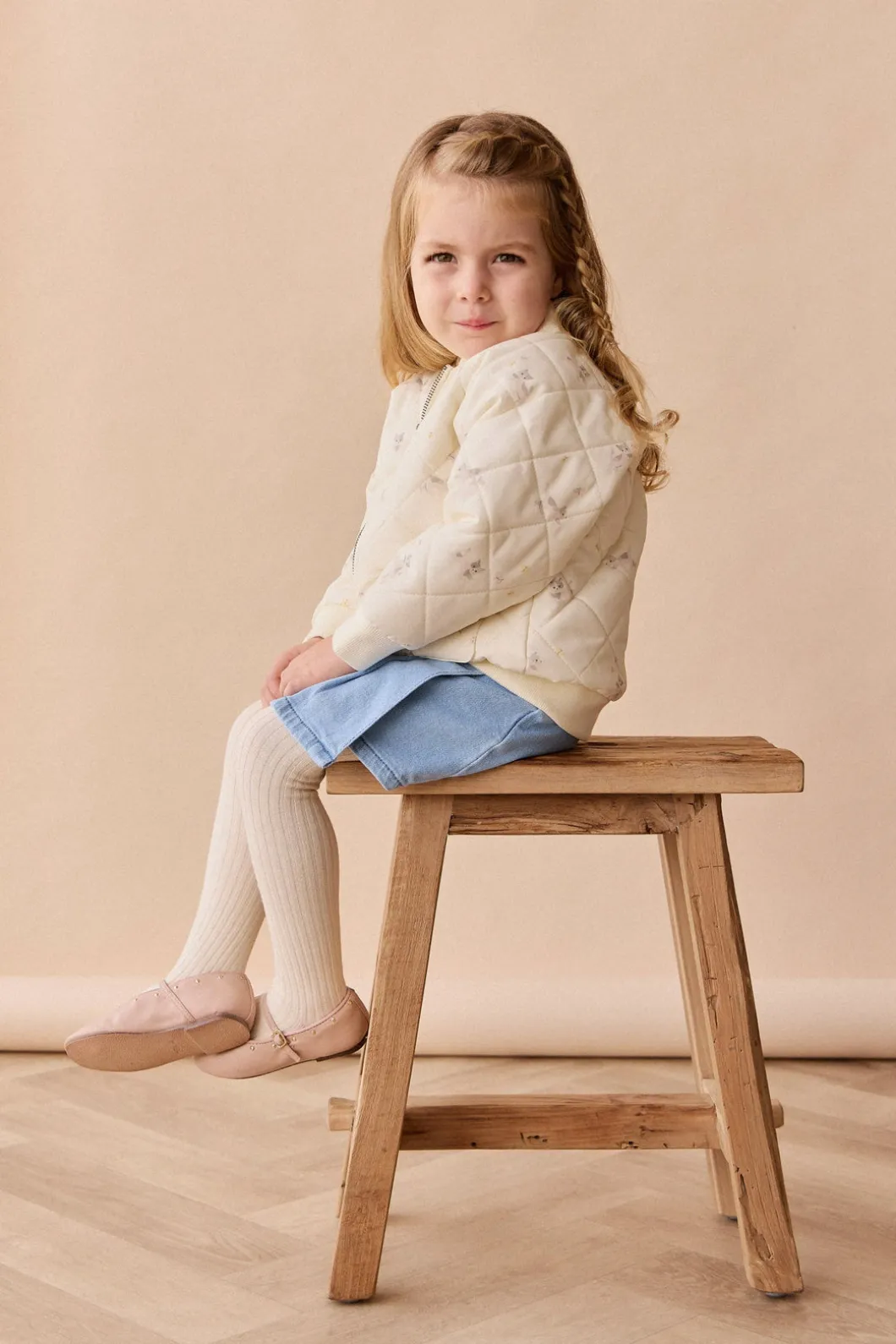 Cammy Jacket - Playful Kitten Whisper White