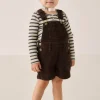 Casey Cord Short Overall - Bear