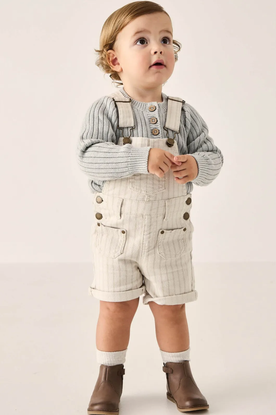 Casey Short Overall - Cassava/Soft Clay