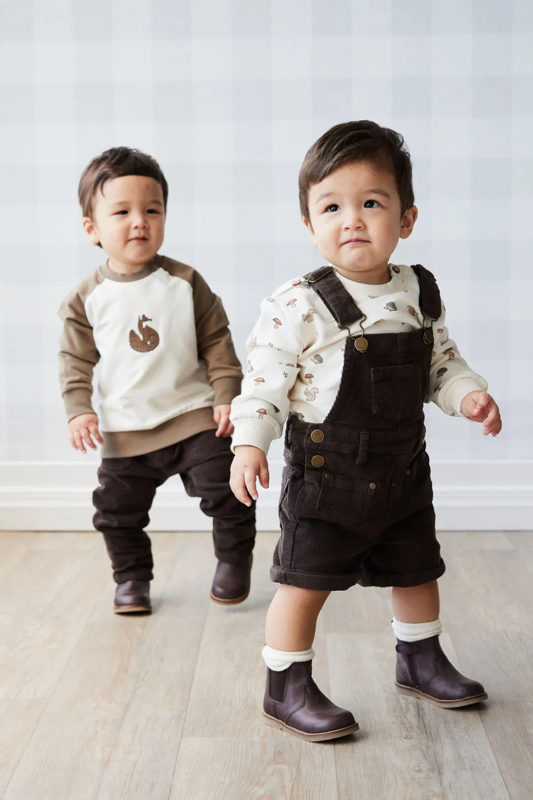 Chase Cord Overall - Wolf