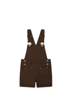 Chase Short Overall - Dark Coffee