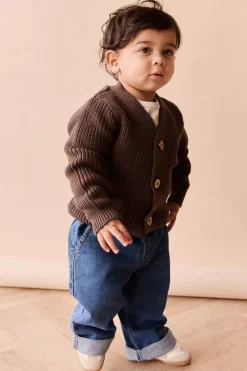 Edwin Knit Cardigan - Dark Coffee