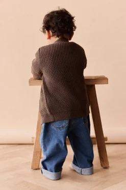 Edwin Knit Cardigan - Dark Coffee