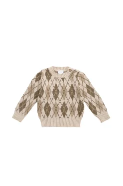 Enzo Jumper - Enzo Jacquard Oatmeal Marle