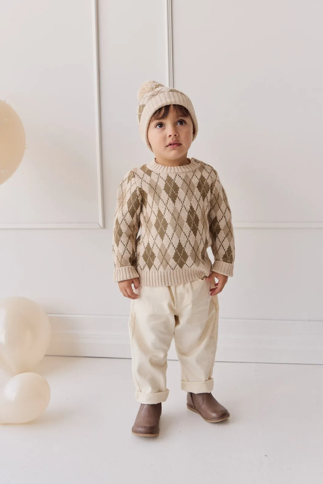 Enzo Jumper - Enzo Jacquard Oatmeal Marle