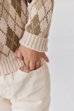 Enzo Jumper - Enzo Jacquard Oatmeal Marle