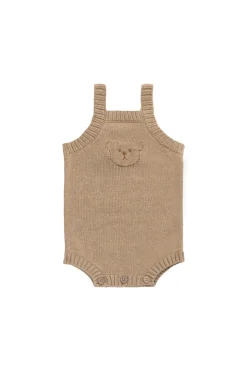 Ethan Playsuit - Toffee Marle