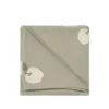 Fresh Apples Knitted Blanket - Moss
