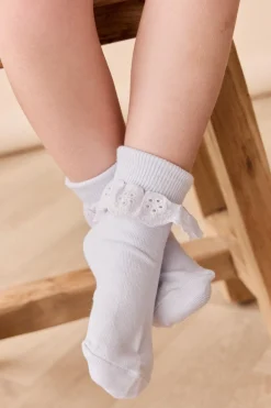 Frill Ankle Sock - Tulle