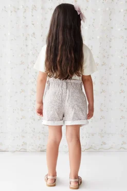 Grace Cotton Twill Short - Chloe Lilac
