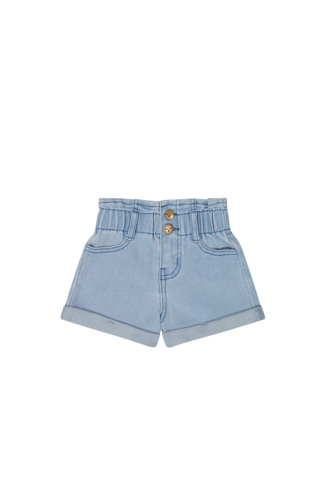 Grace Short - Washed Denim