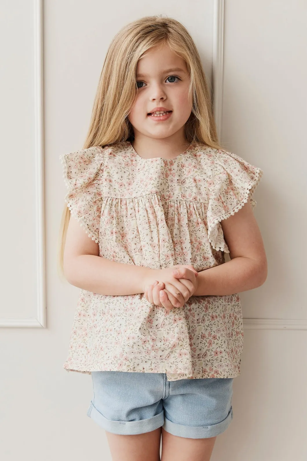 Grace Short - Washed Denim