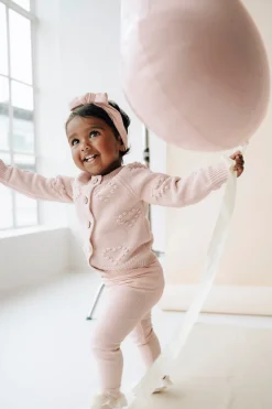 Gracie Cardigan - Pink Clay