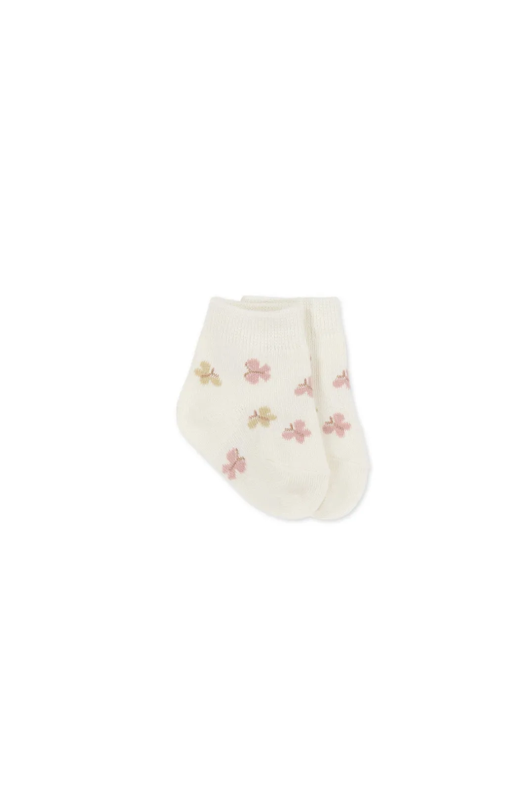 Harlow Sock - Playful Butterflies