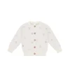 Harper Cardigan - Fifi Egret Jacquard