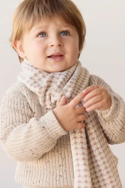 Houndstooth Scarf - Houndstooth Natural