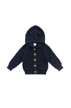 Humphrey Knitted Cardigan - Blueberry
