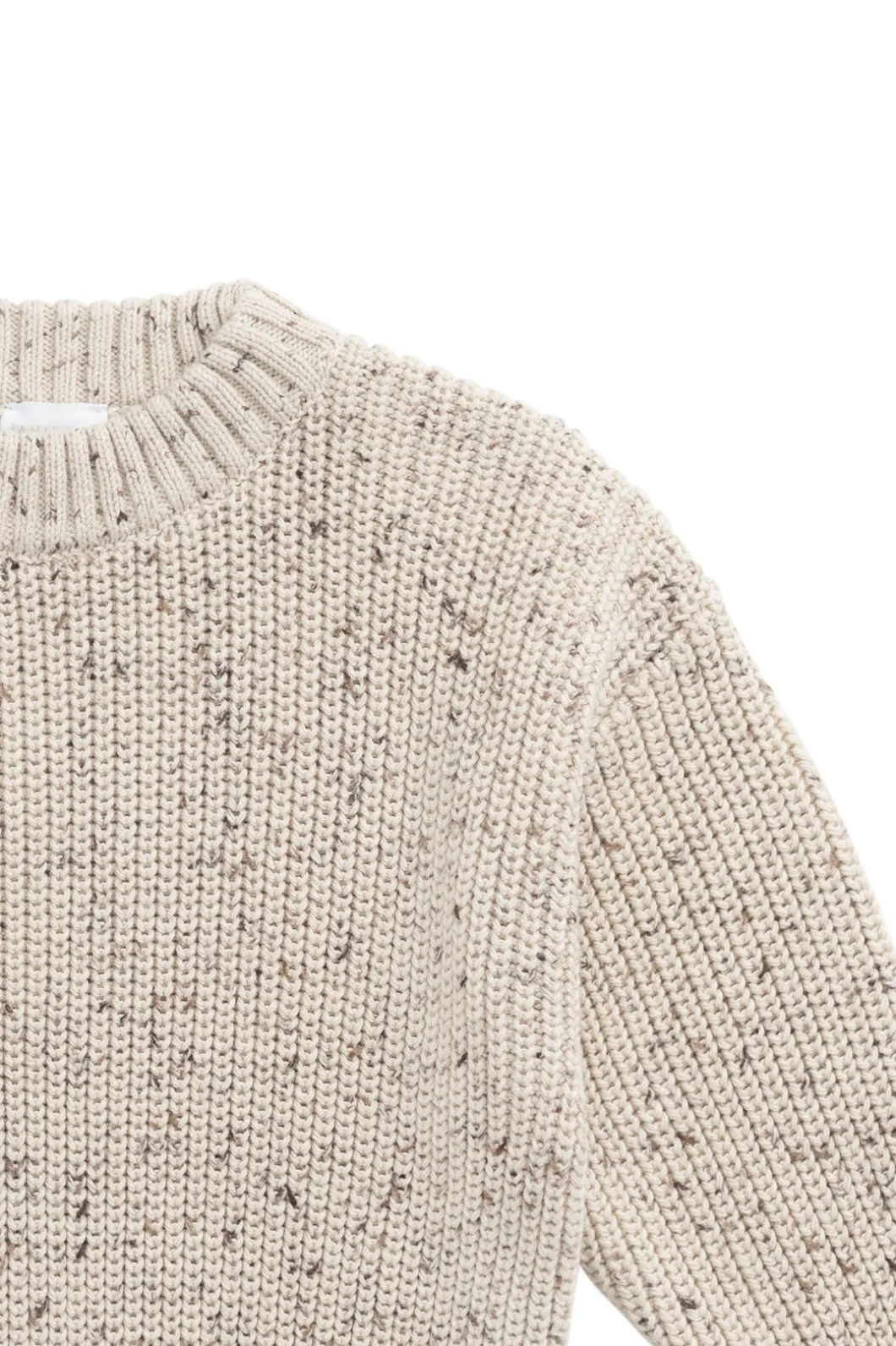 Johan Knit Jumper - Buff Fleck