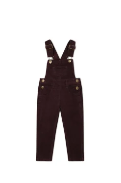 Jordie Cord Overall - Blackberry