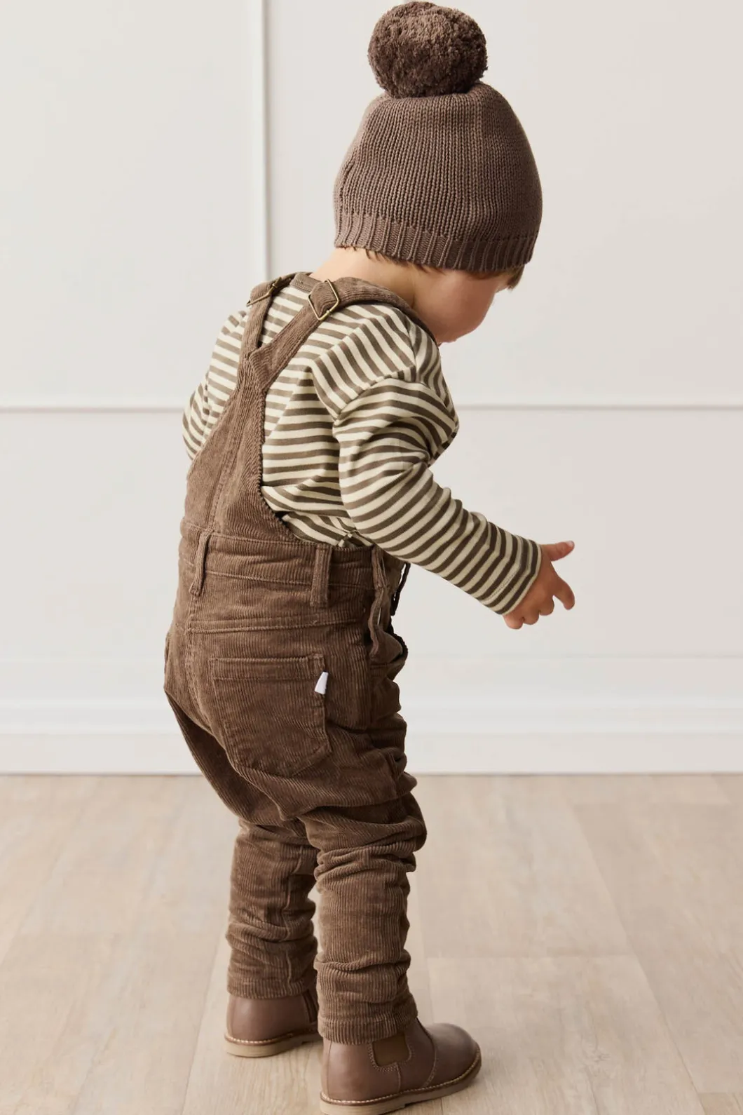 Jordie Cord Overall - Brownie