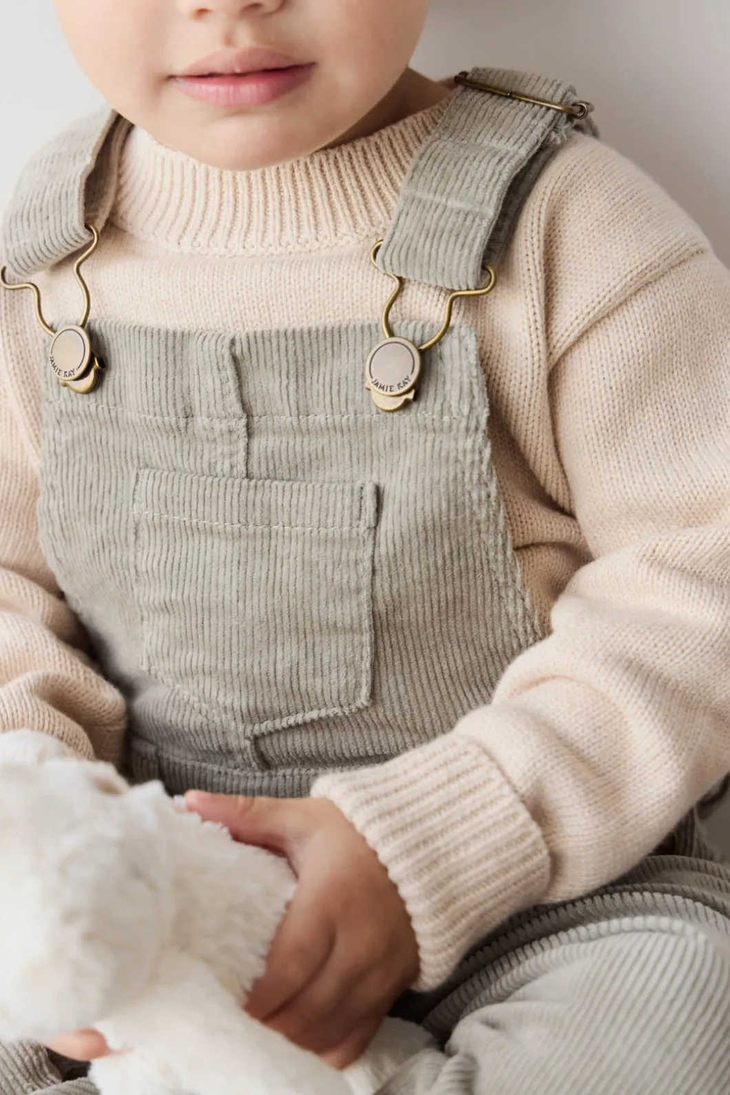 Jordie Cord Overall - Moss